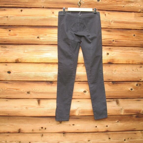 Rag & Bone Gray Moto Zip Riding Skinny Ankle Pants HTF - Picture 5 of 8